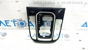 Накладка шифтера Hyundai Ioniq 20-22 PHEV чорний глянець, без кнопок, подряпини
