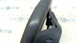 Руль голый Hyundai Ioniq 20-21 кожа черная, без кнопок, лепестков и накладок, под радар, царапины