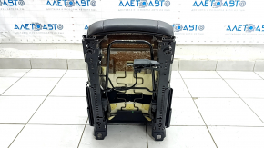 Заднее сиденье центральное Volvo XC90 16-25 кожа черная, наппа, под 3 ряда, перфорация, с ремнем безопасности, замято, царапины, под химчистку, ржавое снизу