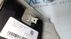 Накладка колени водителя Ford Edge 15-24 cерая, с лючком, надлом крепления