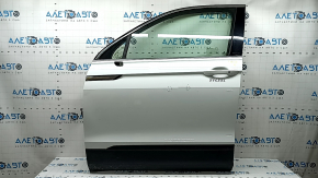 Дверь в сборе передняя левая VW Tiguan 18-24 keyless, белый LC9A, тычки