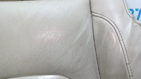 Обшивка подушки водительского сиденья Ford Edge 15-24 кожа серая, Titanium, подогрев, потерта, потрескана, под чистку