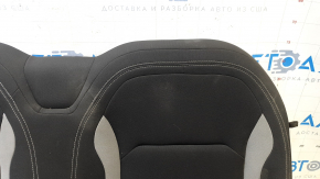 Спинка заднего ряда сидений Chevrolet Camaro 16-24 кабрио, ткань черно-серое, под чистку