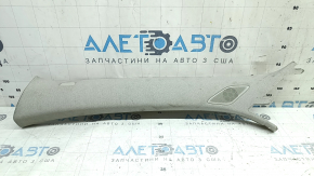 Накладка передней стойки верхняя левая Volvo XC40 19-26 серая, под пищалку, под химчистку