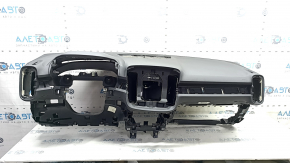 Торпедо передня панель з AIRBAG Volvo XC40 19-26 чорна, під чищення