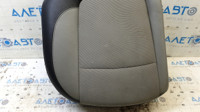 Подушка заднего ряда сидений правая Buick Encore 13-14 комбинированная кожа черно-серая с серой тканью, пятна