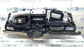 Общий вид на внутреннюю структуру торпеды передней панели BMW X1 F48, детали под проекцию AIRBAG.