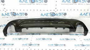 Губа заднього бампера BMW X1 F48 20-22 X-line, Sport-line під 2 вихлопи, тичка