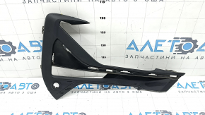 Накладка нижней решетки переднего бампера правая BMW X1 F48 20-22 Basis, X-line под парктроник и LED ПТФ, структура