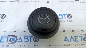 Подушка безопасности airbag в руль водительская Mazda CX-30 20-23 черная, тип 1, ржавый пиропатрон