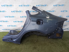 Четверть крыло задняя левая Ford Fusion mk5 13-20 отпилена, синяя, ржавая, вмятина, тычка