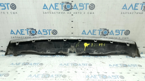 Накладка губы переднего бампера Ford Edge 19-24 серая, царапины, песок, примята