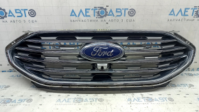 Грати радіатора grill Ford Edge 19-24 під камеру, в зборі зі значком, під камеру, тички