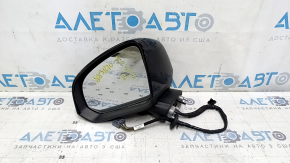 Зеркало боковое левое в сборе Volvo XC40 19-26 10 пинов, черное, поворотник, подогрев, автозатемнение, песок
