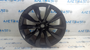 Колісний диск R22x10J ET35 Tesla Model X 16-21 чорний, бордюрка, відколи
