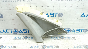 Накладка задньої кватирки права Audi A4 B8 08-16 дорест седан, світло-сірий, під чистку