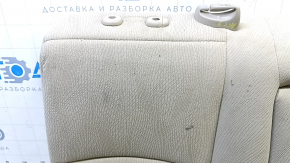 Спинка заднего ряда сидений Honda Accord 13-16 велюр серое, с подлокотником, под чистку