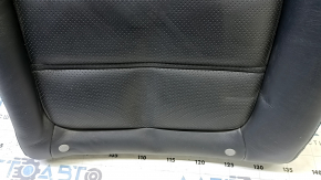 Детальный план спинки сидений Mazda 6, переработанная черная кожа с перфорацией.