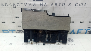 Бокс карман центральной консоли Volvo XC60 18-26 под дерево Drift wood с хромом