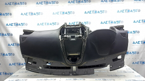 Торпедо передняя панель с AIRBAG Ford Edge 19-24 черная start-stop, надлом, царапины