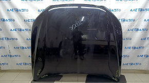 Капот голий Volvo XC60 18-26 алюміній, чорний 717, вм'ятини, подряпини, пісок