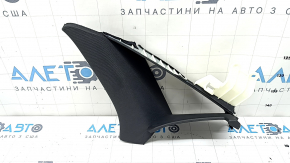 Накладка задньої кватирки права Audi A4 B9 17-17 чорна