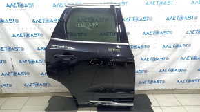 Двері в зборі задні права Volvo XC60 18-26 Inscription, чорний 717, подряпини, тички