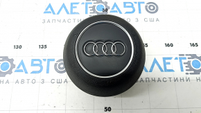 Подушка безопасности airbag в руль водительская Audi A4 B9 17-25 черная, тычки на хроме