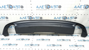 Губа заднего бампера Audi A4 B9 17-18 s-line матовая, царапины, примята
