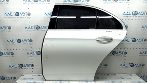 Двері в зборі задня ліва Mercedes W213 E 17-23 keyless, білий 149, тичка