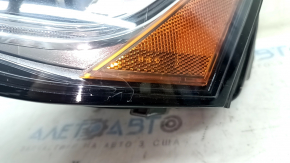 Фара передняя левая в сборе Audi A4 B8 13-16 рест ксенон led, песок, царапины