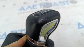 Ручка КПП Volvo XC60 19-21 T5, T6 кожа черная, с чехлом, царапины