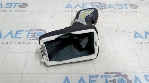 Ручка КПП Volvo XC60 19-21 T5, T6 кожа черная, с чехлом, царапины