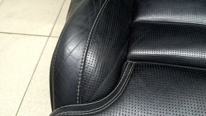 Пассажирское сидение Volvo XC60 18-26 с airbag, электрическое, подогрев, вентиляция, кожа черная Nappa с перфорацией и коленным подпором, с блоком управления, вмятины, трещины, под чистку