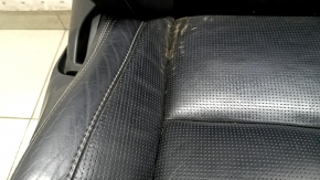 Пассажирское сидение Volvo XC60 18-26 с airbag, электрическое, подогрев, вентиляция, кожа черная Nappa с перфорацией и коленным подпором, с блоком управления, вмятины, трещины, под чистку