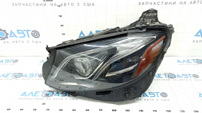 Фара передняя левая в сборе Mercedes W213 E 17-20 Multibeam LED, blue accents, под полировку