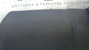 Спинка заднего ряда сидений левая Dodge Challenger 09-13 ткань черная, с подлокотником, под чистку, царапина