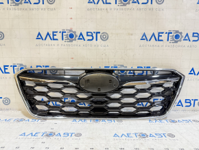 Решетка радиатора grill Subaru Outback 20-22 без эмблемы, молдинг черн+хром, обрамление хром SPORT
