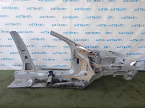 Четверть передняя левая Volvo V90 17-25 серебро, отпилена, с центральной стойкой
