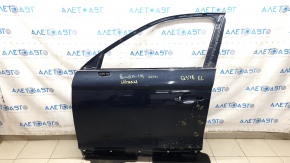 Дверь голая передняя левая Audi Q5 80A 18-24 синий LX5R, крашена 0,25-1,95, после ремонта