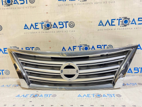Ґрати радіатора grill Nissan Sentra 13-15 дорест без емблеми