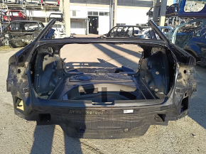 Задняя панель Audi A4 B8 08-16 седан 3 части, на кузове, синяя