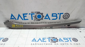 Накладка центральної консолі збоку ліва Nissan Altima 13-15 верхня, сіра, подряпини