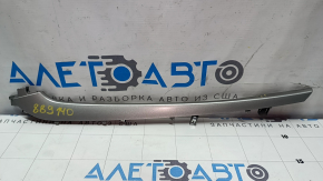 Накладка центральної консолі збоку ліва Nissan Altima 13-15 верхня, сіра, скол