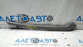 Накладка центральної консолі збоку права Nissan Altima 13-15 верхня, сіра, подряпини