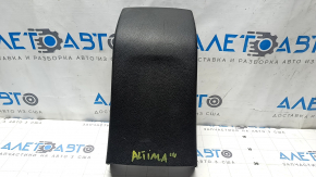Накладка центральной консоли задняя Nissan Altima 13-18 черная, царапина