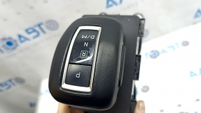 Шифтер КПП с ручкой Mitsubishi Outlander 22-26 кожа черная, царапины