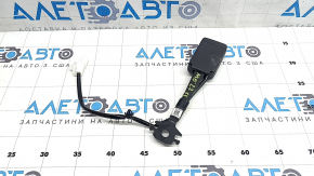 Защелка водительского ремня безопасности Mitsubishi Outlander 22-24 черная, с проводом
