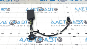 Защелка пассажирского ремня безопасности для Mitsubishi Outlander 22-26, вид с обратной стороны.