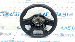 Кермо голе Mitsubishi Outlander 22-26 шкіра чорна, без пелюсток, подряпини
